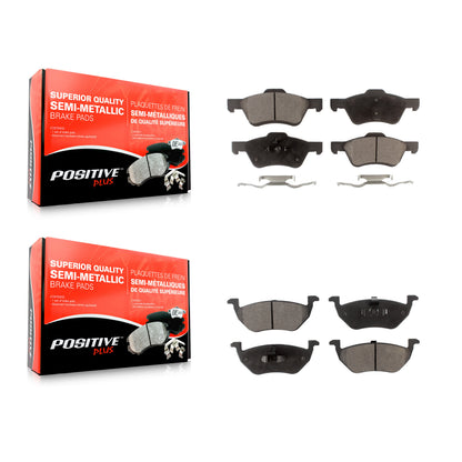[Avant + Arrière] Kit de plaquette (semi-métallique) de frein pour Ford Escape Mercury Mariner KPF-100026