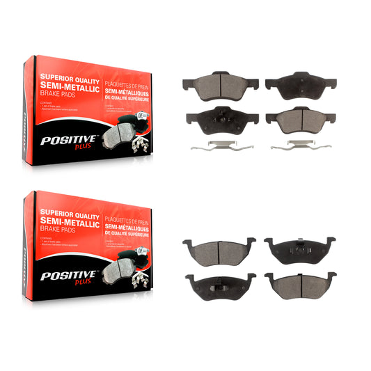 [Avant + Arrière] Kit de plaquette (semi-métallique) de frein pour Ford Escape Mercury Mariner KPF-100026