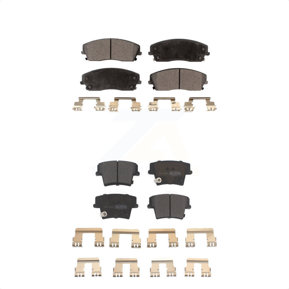 [Avant + Arrière] Kit de plaquette (semi-métallique) de frein pour Dodge Charger Chrysler 300 Challenger Magnum KPF-100027 par Positive Plus