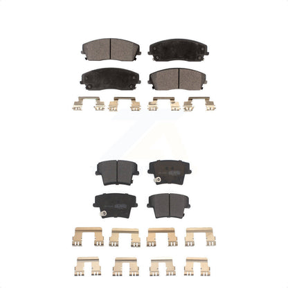 [Avant + Arrière] Kit de plaquette (semi-métallique) de frein pour Dodge Charger Chrysler 300 Challenger Magnum KPF-100027 par Positive Plus