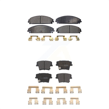 [Avant + Arrière] Kit de plaquette (semi-métallique) de frein pour Dodge Charger Chrysler 300 Challenger Magnum KPF-100028 par Positive Plus
