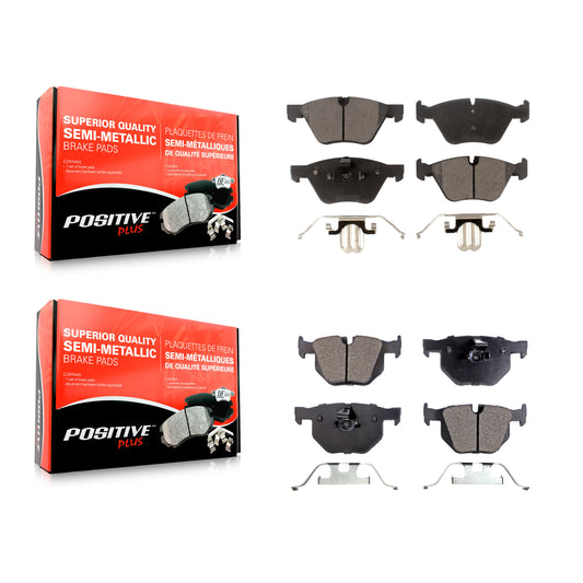 [Avant + Arrière] Kit de plaquette (semi-métallique) de frein pour BMW 525i KPF-100030