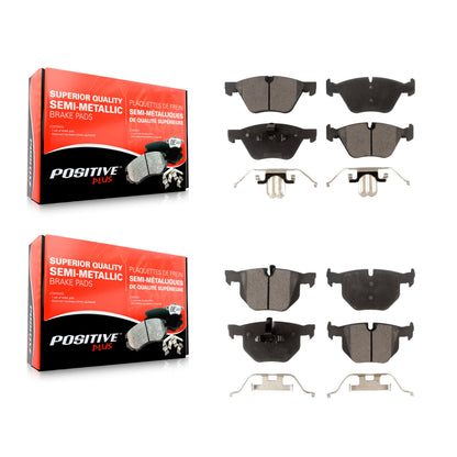 [Avant + Arrière] Kit de plaquette (semi-métallique) de frein pour BMW 330i 330xi 335xi KPF-100031