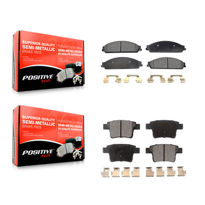 [Avant + Arrière] Kit de plaquette (semi-métallique) de frein pour Ford Five Hundred Freestyle Taurus Mercury Montego X Sable KPF-100036