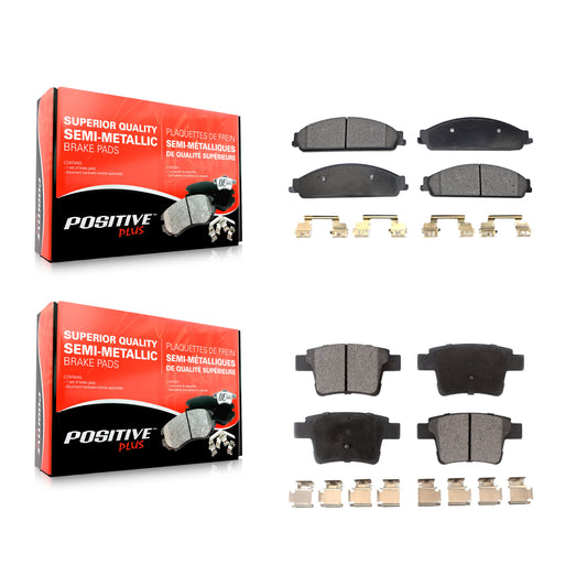 [Avant + Arrière] Kit de plaquette (semi-métallique) de frein pour Ford Five Hundred Freestyle Taurus Mercury Montego X Sable KPF-100036