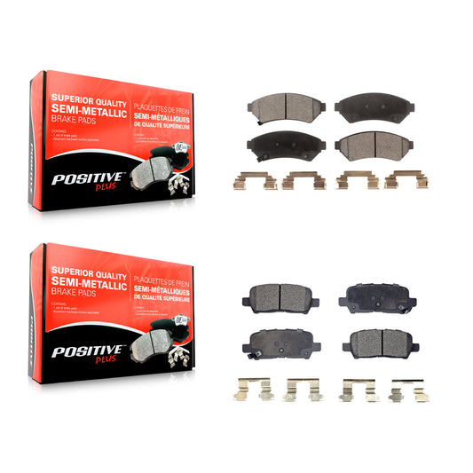 [Avant + Arrière] Kit de plaquette (semi-métallique) de frein pour Pontiac Grand Prix Buick LaCrosse Allure KPF-100039