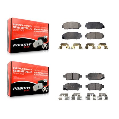 [Avant + Arrière] Kit de plaquette (semi-métallique) de frein pour 2005-2010 Honda Odyssey KPF-100047