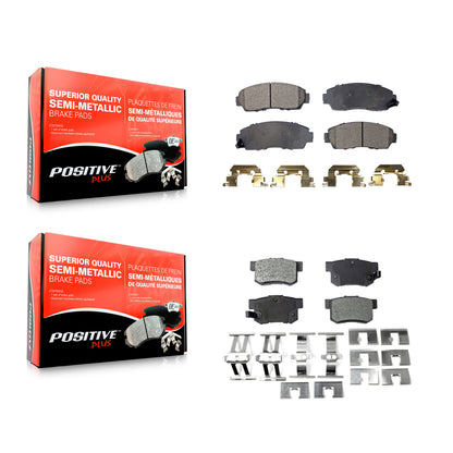 [Avant + Arrière] Kit de plaquette (semi-métallique) de frein pour Acura RDX KPF-100048