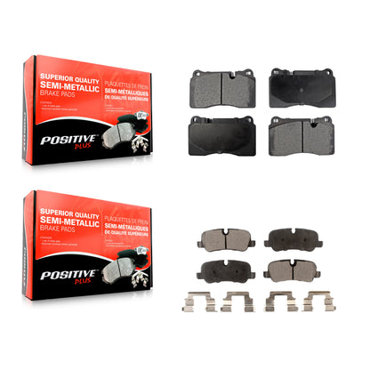[Avant + Arrière] Kit de plaquette (semi-métallique) de frein pour 2006-2009 Land Rover Range Supercharged KPF-100070