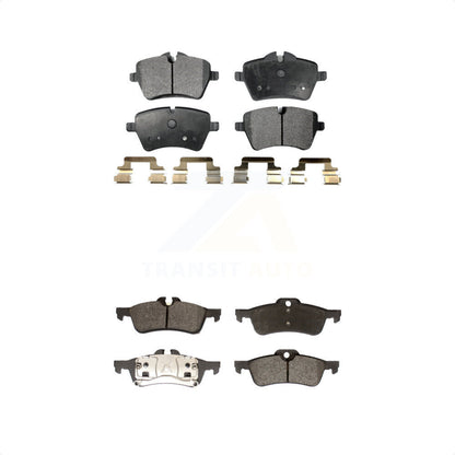 [Avant + Arrière] Kit de plaquette (semi-métallique) de frein pour Mini Cooper avec 294mm Diameter Rotor KPF-100082 par Positive Plus