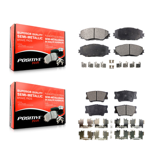 [Avant + Arrière] Kit de plaquette (semi-métallique) de frein pour Toyota RAV4 Lexus HS250h KPF-100087