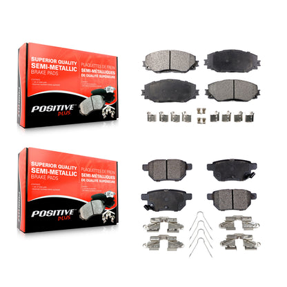 [Avant + Arrière] Kit de plaquette (semi-métallique) de frein pour Toyota Corolla Scion xB Matrix Pontiac Vibe KPF-100089