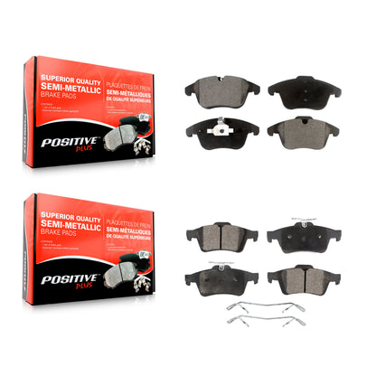 [Avant + Arrière] Kit de plaquette (semi-métallique) de frein pour Jaguar XF XK XJ8 Vanden Plas S-Type KPF-100093