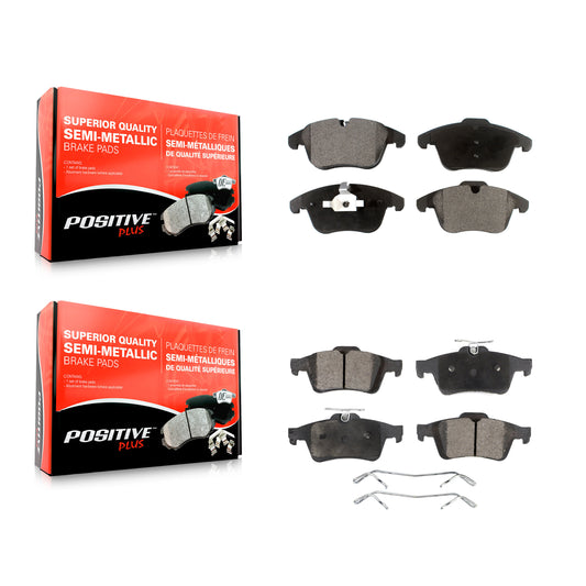 [Avant + Arrière] Kit de plaquette (semi-métallique) de frein pour Jaguar XF XK XJ8 Vanden Plas S-Type KPF-100093
