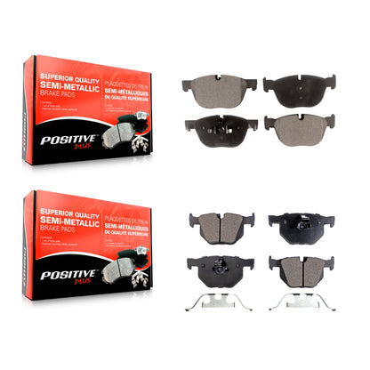 [Avant + Arrière] Kit de plaquette (semi-métallique) de frein pour BMW X5 X6 KPF-100101