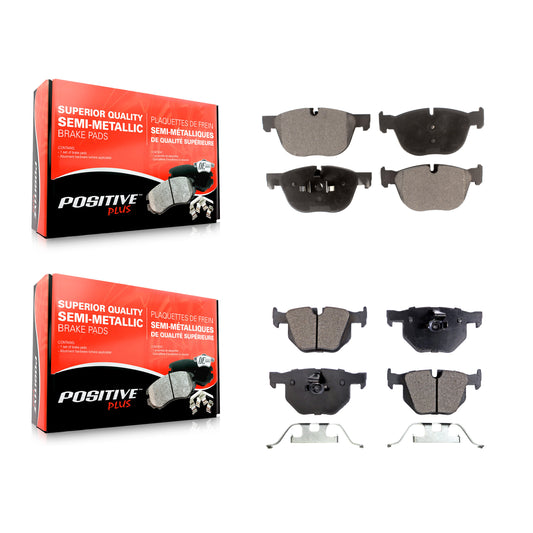 [Avant + Arrière] Kit de plaquette (semi-métallique) de frein pour BMW X5 X6 KPF-100101