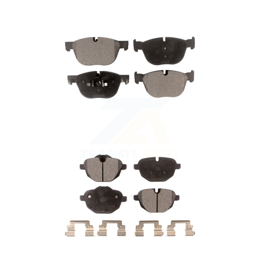 [Avant + Arrière] Kit de plaquette (semi-métallique) de frein pour 2017 BMW X4 M40i KPF-100102 par Positive Plus