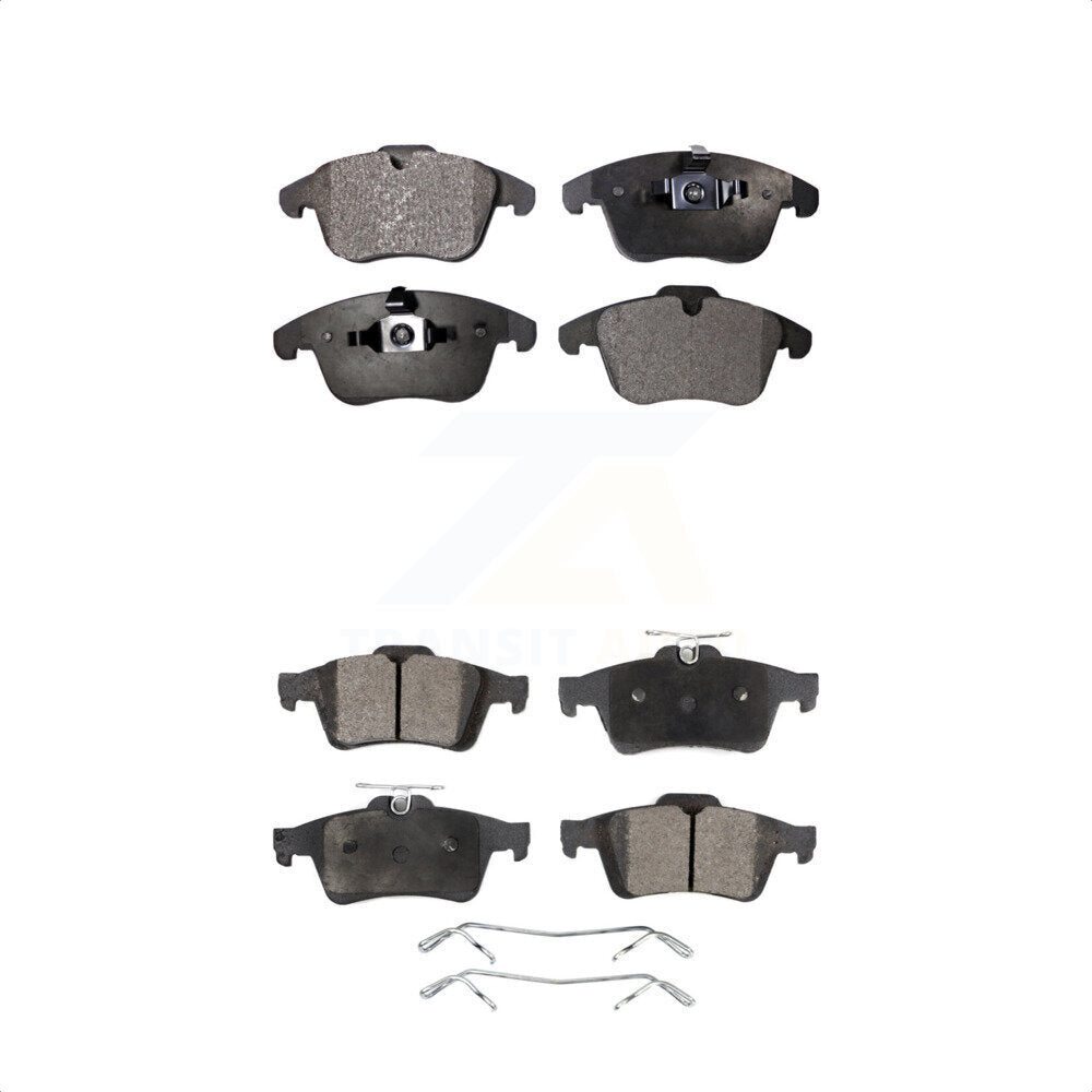 [Avant + Arrière] Kit de plaquette (semi-métallique) de frein pour 2012 Volvo S40 KPF-100110 par Positive Plus