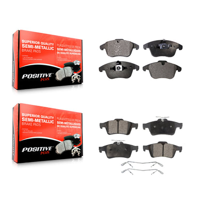 [Avant + Arrière] Kit de plaquette (semi-métallique) de frein pour 2012 Volvo S40 KPF-100110