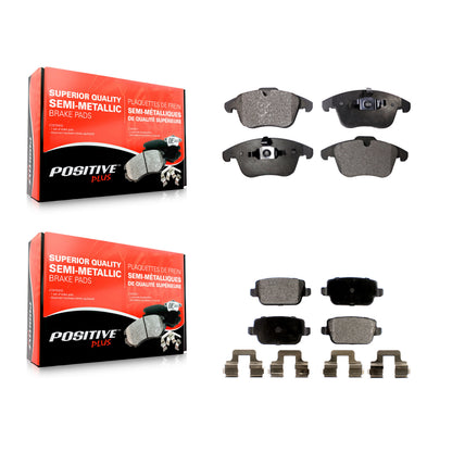 [Avant + Arrière] Kit de plaquette (semi-métallique) de frein pour Volvo S80 Land Rover LR2 KPF-100112