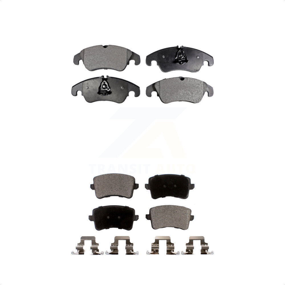 [Avant + Arrière] Kit de plaquette (semi-métallique) de frein pour Audi Q5 A4 Quattro A5 allroad S5 KPF-100117 par Positive Plus