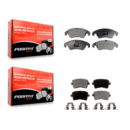 [Avant + Arrière] Kit de plaquette (semi-métallique) de frein pour Audi Q5 A4 Quattro A5 allroad S5 KPF-100117