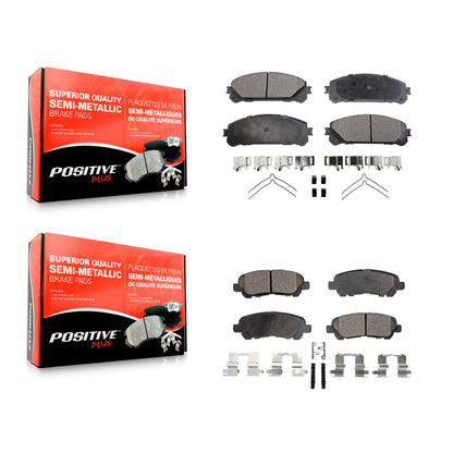 [Avant + Arrière] Kit de plaquette (semi-métallique) de frein pour Toyota Highlander KPF-100119