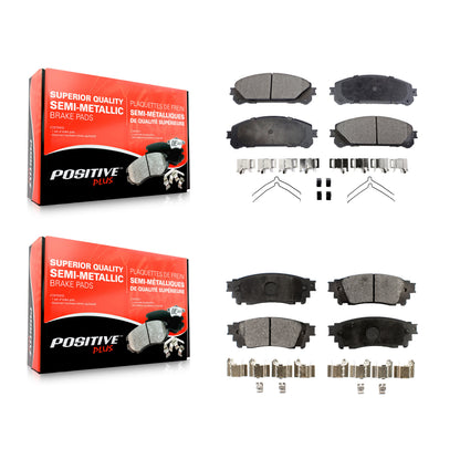 [Avant + Arrière] Kit de plaquette (semi-métallique) de frein pour Lexus NX200t NX300 Toyota Camry NX300h Avalon KPF-100121