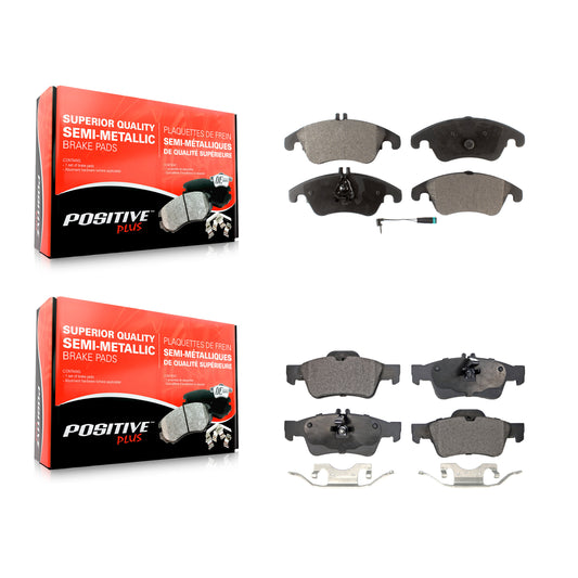 [Avant + Arrière] Kit de plaquette (semi-métallique) de frein pour Mercedes-Benz E350 E400 CLS400 E250 KPF-100134