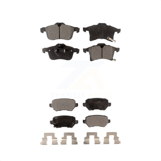 [Avant + Arrière] Kit de plaquette (semi-métallique) de frein pour 2008-2009 Saturn Astra KPF-100136 par Positive Plus