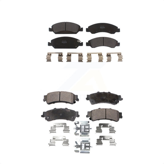 [Avant + Arrière] Kit de plaquette (semi-métallique) de frein pour Chevrolet Silverado 1500 GMC Sierra Classic Drum rear brakes KPF-100139 par Positive Plus
