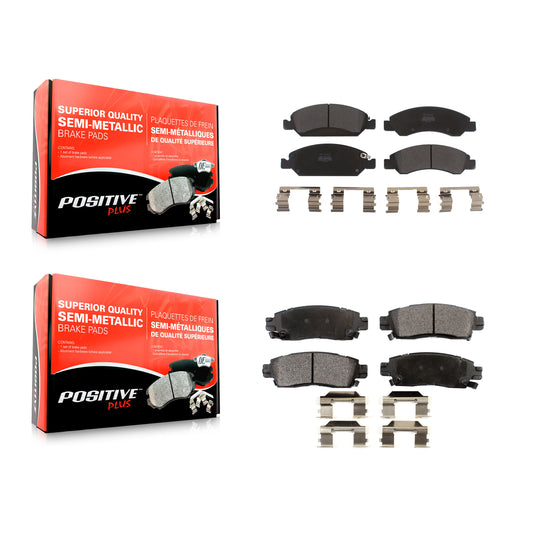 [Avant + Arrière] Kit de plaquette (semi-métallique) de frein pour Cadillac XTS KPF-100141