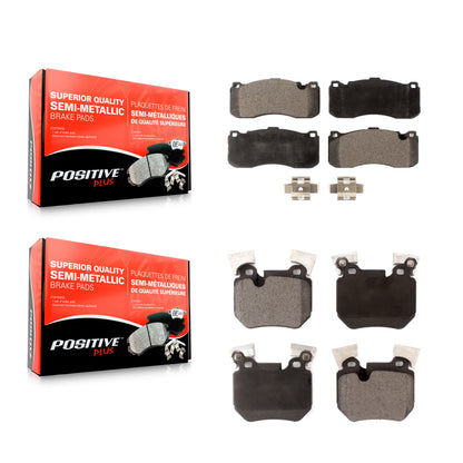 [Avant + Arrière] Kit de plaquette (semi-métallique) de frein pour BMW 135i 135is KPF-100144