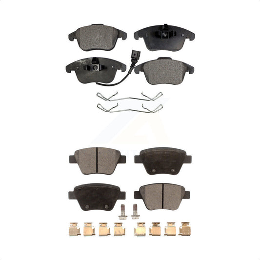 [Avant + Arrière] Kit de plaquette (semi-métallique) de frein pour Volkswagen Passat KPF-100148 par Positive Plus