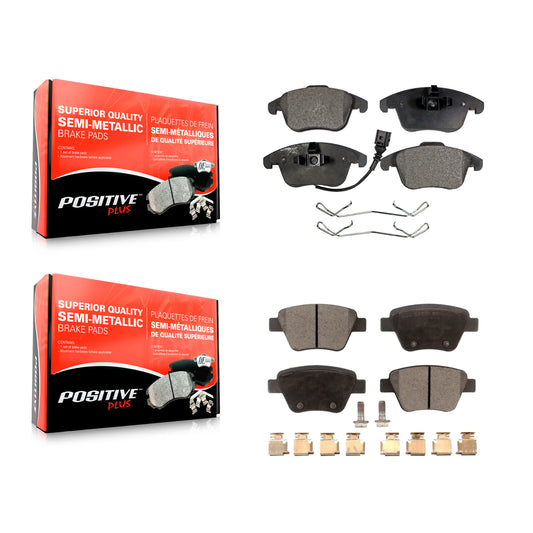 [Avant + Arrière] Kit de plaquette (semi-métallique) de frein pour Volkswagen Passat KPF-100148