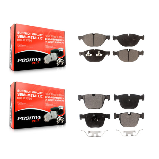 [Avant + Arrière] Kit de plaquette (semi-métallique) de frein pour BMW X5 X6 xDrive50i KPF-100154