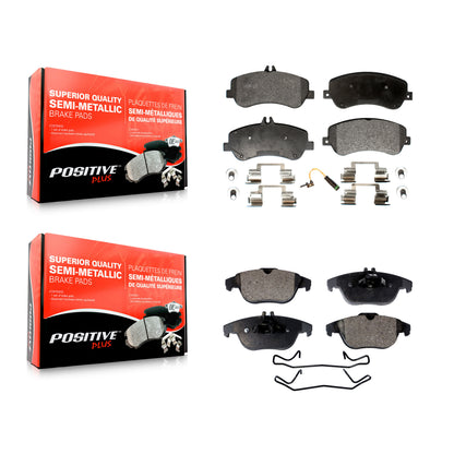 [Avant + Arrière] Kit de plaquette (semi-métallique) de frein pour Mercedes-Benz GLK350 GLK250 KPF-100165