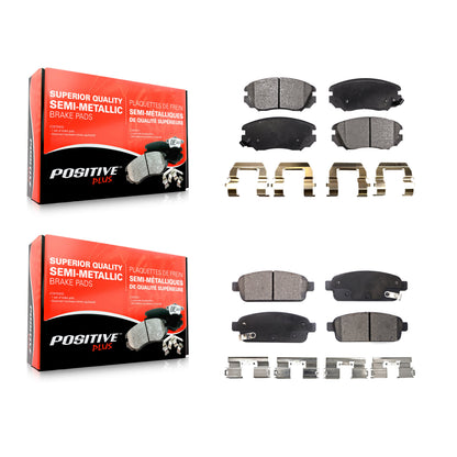 [Avant + Arrière] Kit de plaquette (semi-métallique) de frein pour Buick Cascada Cadillac ELR KPF-100180