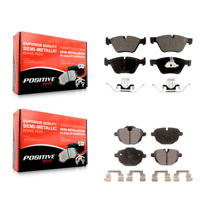 [Avant + Arrière] Kit de plaquette (semi-métallique) de frein pour BMW 528i xDrive KPF-100200