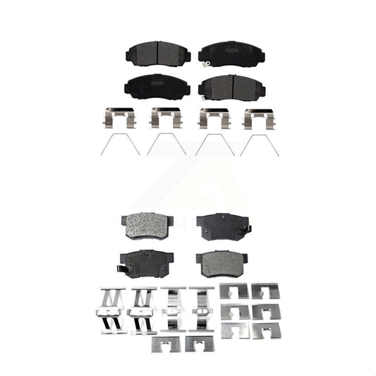[Avant + Arrière] Kit de plaquette (semi-métallique) de frein pour 2015 Honda Civic Natural Gas KPF-100204 par Positive Plus