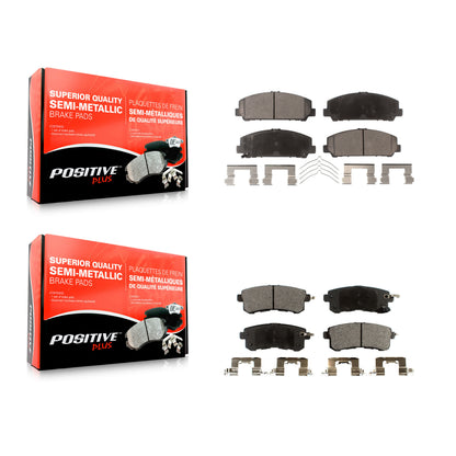 [Avant + Arrière] Kit de plaquette (semi-métallique) de frein pour INFINITI Nissan Armada QX80 QX56 KPF-100209