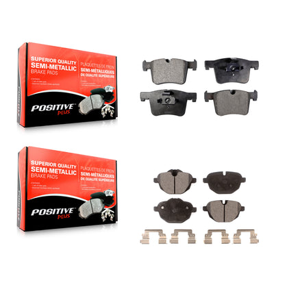 [Avant + Arrière] Kit de plaquette (semi-métallique) de frein pour BMW X3 X4 KPF-100224