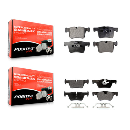 [Avant + Arrière] Kit de plaquette (semi-métallique) de frein pour BMW 328i xDrive 320i 330i 428i 430i Gran Coupe GT 328d 228i 230i KPF-100226