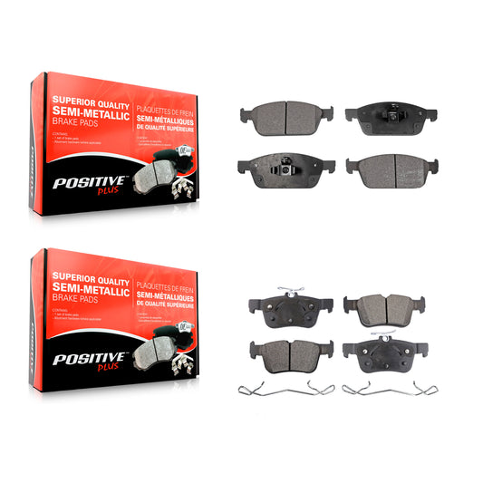 [Avant + Arrière] Kit de plaquette (semi-métallique) de frein pour Ford Escape Lincoln MKC KPF-100248