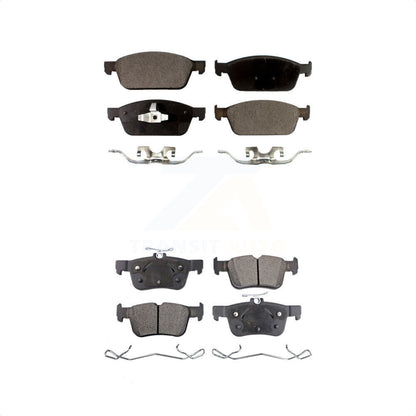 [Avant + Arrière] Kit de plaquette (semi-métallique) de frein pour Lincoln MKC KPF-100255 par Positive Plus