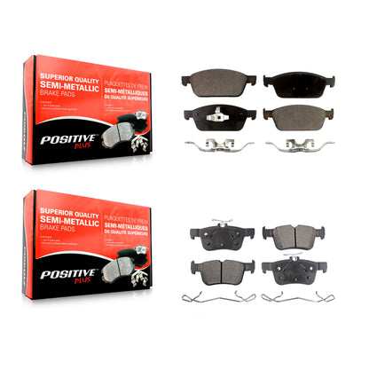 [Avant + Arrière] Kit de plaquette (semi-métallique) de frein pour Lincoln MKC KPF-100255