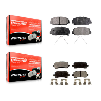 [Avant + Arrière] Kit de plaquette (semi-métallique) de frein pour Acura RLX KPF-100260