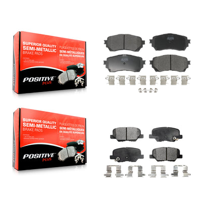 [Avant + Arrière] Kit de plaquette (semi-métallique) de frein pour Mazda 6 KPF-100263