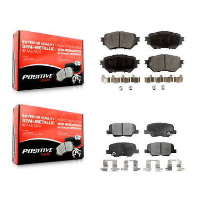[Avant + Arrière] Kit de plaquette (semi-métallique) de frein pour Mazda 3 Sport KPF-100272