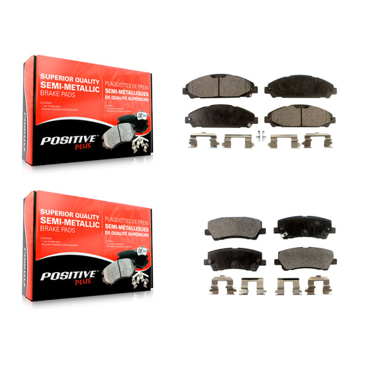 [Avant + Arrière] Kit de plaquette (semi-métallique) de frein pour Ford Mustang KPF-100274